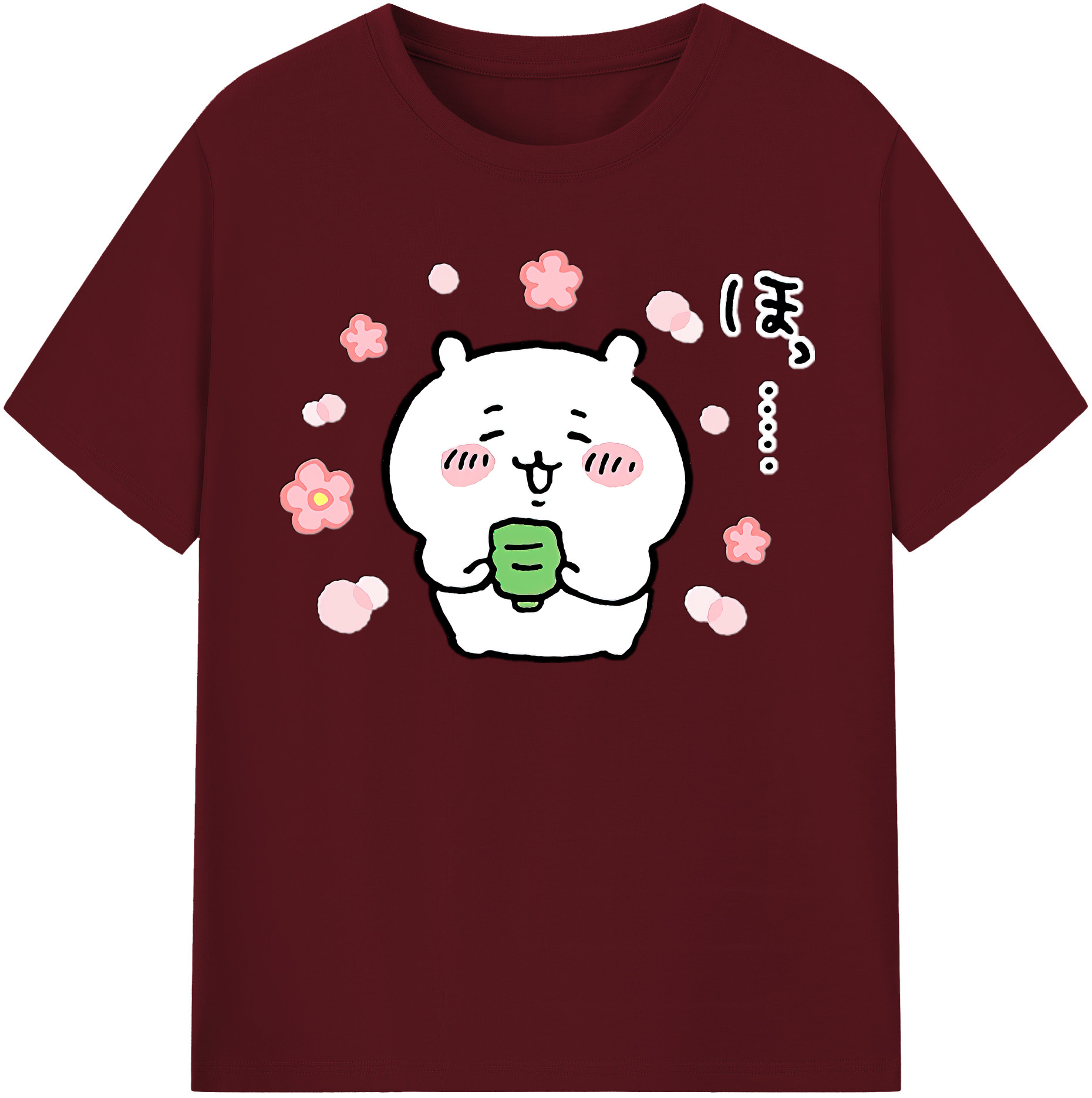 （画像用） ちいかわ ちいかわ Chii-kawa chiikawa 綿100％半袖Tシャツ（フロントプリント）